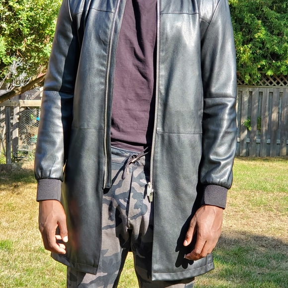 Zara Man faux leather bomber - Picture 2 of 11